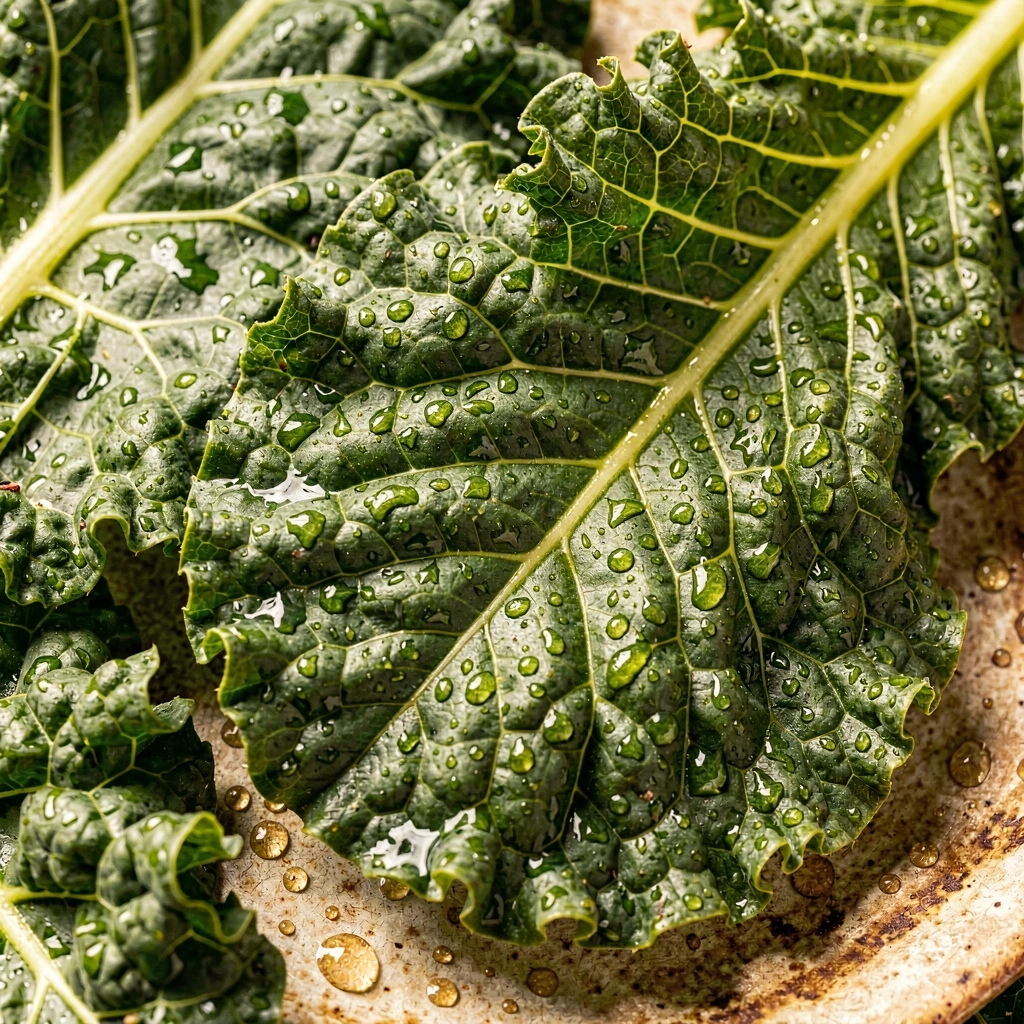 Textura de vegetais frescos